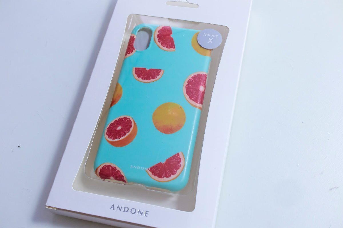 新品 訳あり iPhoneX iPhoneXS ケース カバー オレンジ みかん ミカン TPU ANDONE拍卖