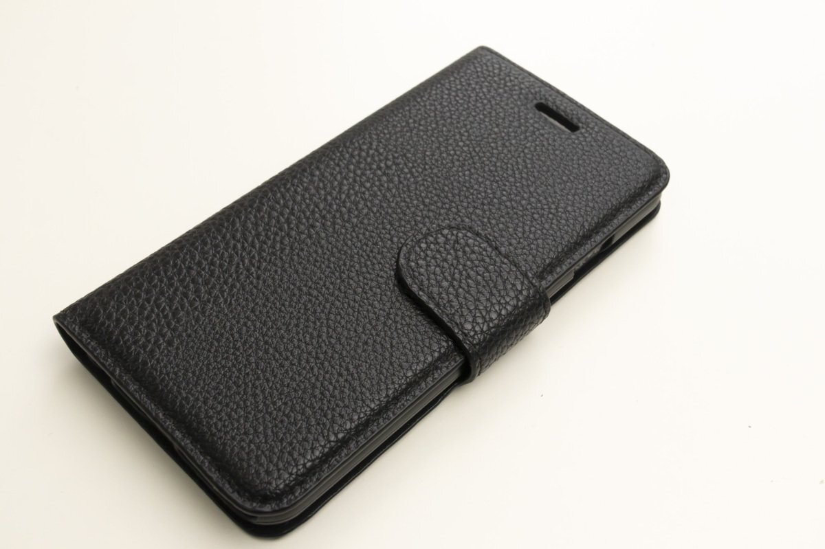 訳あり 新品 iPhone6 iPhone6S 手帳型 ケース ブラック LZR002拍卖