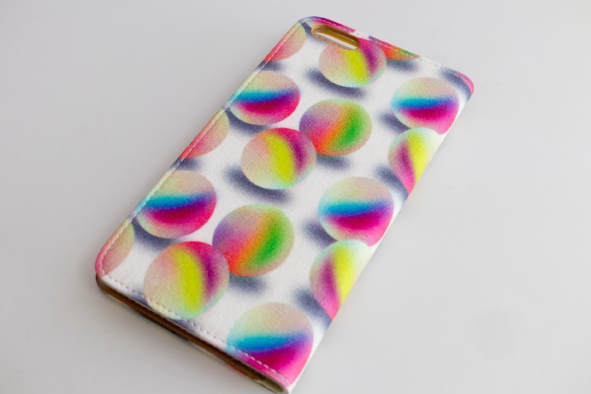 訳あり iPhone 6sPlus iPhone6Plus 高級 手帳型 イタリア産 本革 ケース オオタマイ ビー玉 modamania モダマニア拍卖