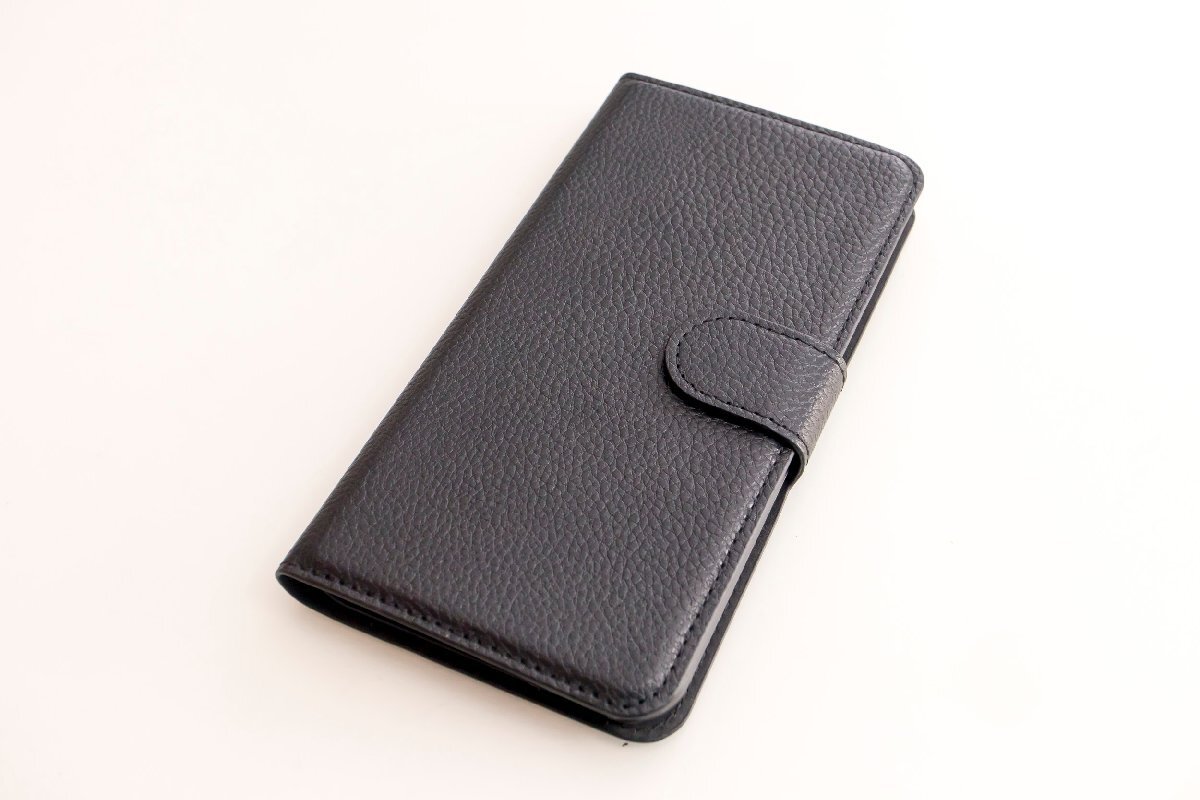 訳あり iPhone7Plus iPhone8Plus 手帳 ケース 新品 合皮 ブラック LZR003拍卖