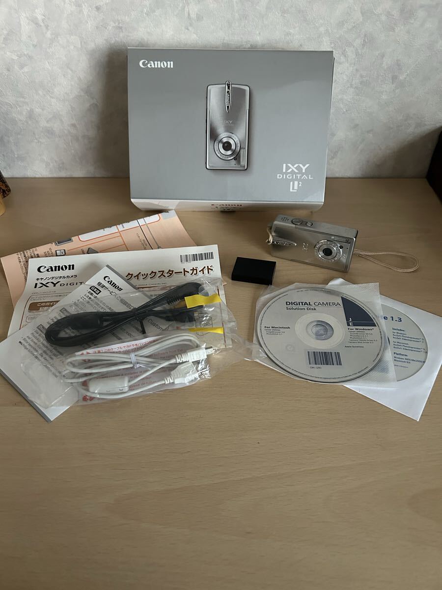 Canon IXY DIGITAL L2 コンパクトデジタルカメラ デジカメ キャノン シルバー拍卖