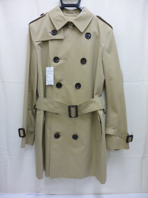 【M44340】未使用 タグ付き BURBERRY LONDON バーバリーロンドン メンズ トレンチコート ショート丈 Mサイズ ノバチェックライナー付拍卖