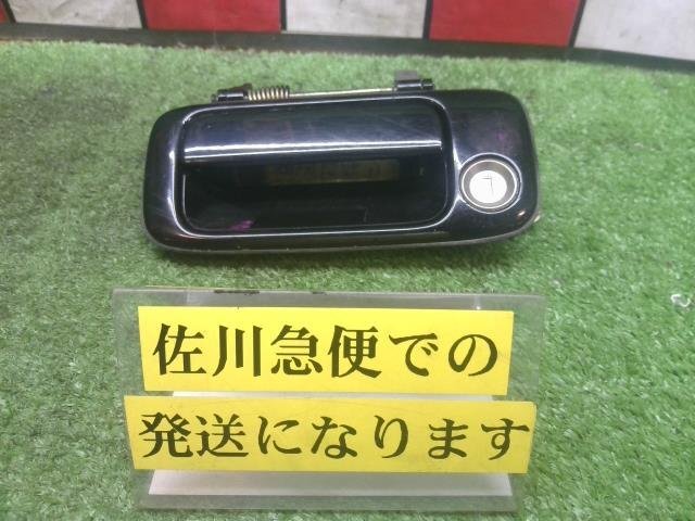 トヨタ 80ランクル VX_LTD 中期 HDJ81V 純正 左 フロント ドアアウターキャッチ キーシリンダー付 黒に塗替え拍卖