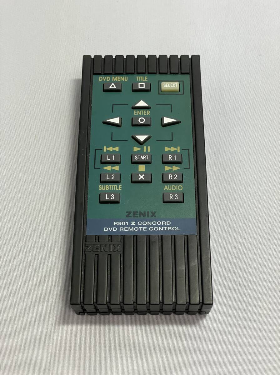 【中古/激レア/動作確認済】★ZENIX:PS2用DVDリモコン(R901 Z CONCORD)★拍卖
