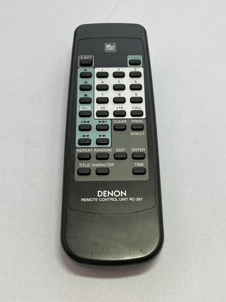 【中古・美品/動作確認済】★DENON/デノン:ミニコンポ用リモコン(RC-267)★拍卖