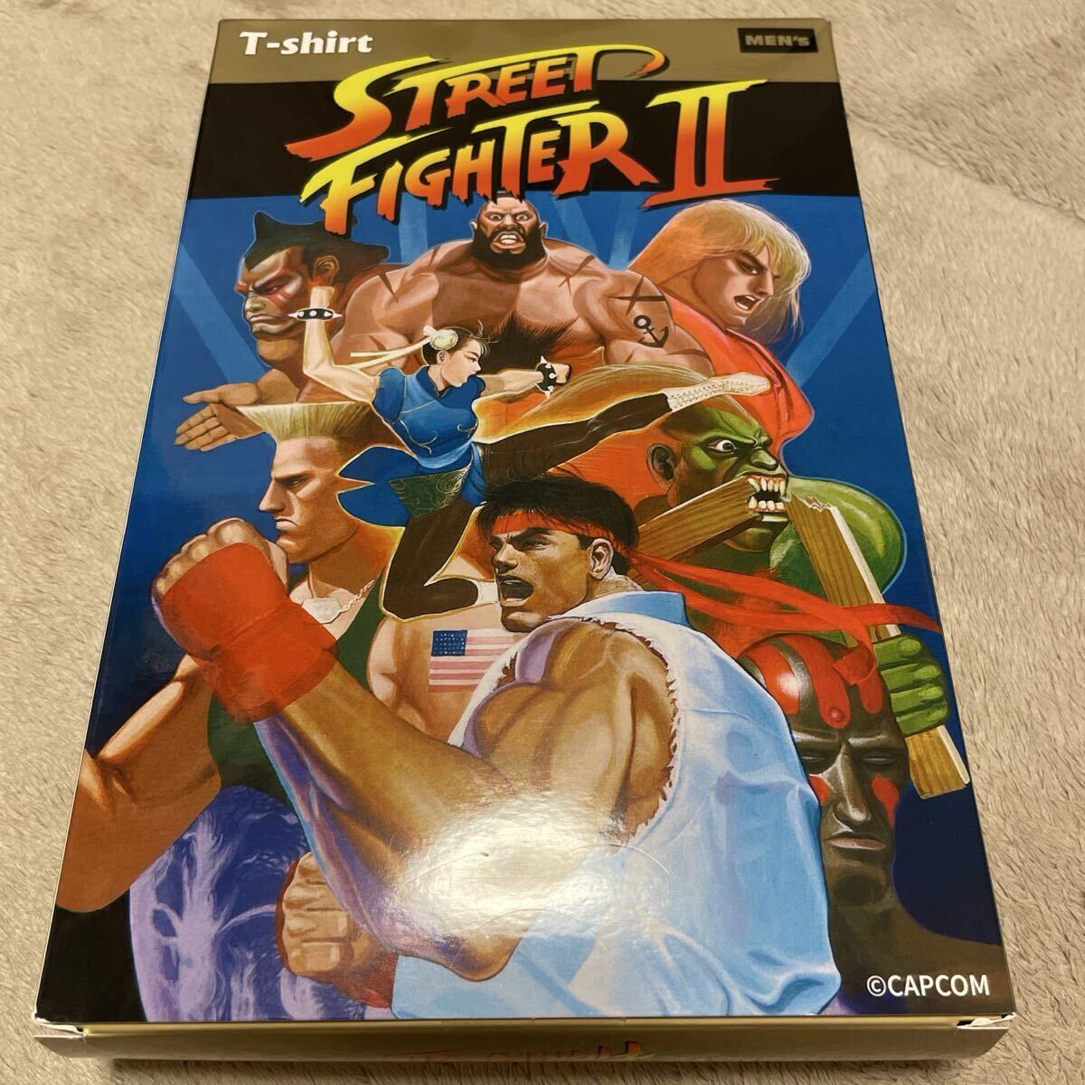 CAPCOM ストリートファイターII Tシャツ メンズ LL ブラック 新品拍卖