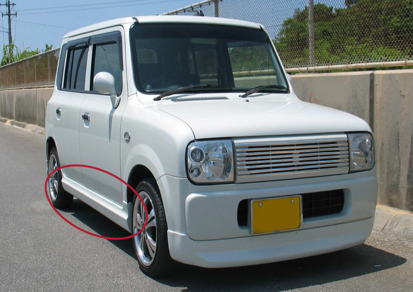 スズキ ラパン サイドステップ左右 単品拍卖