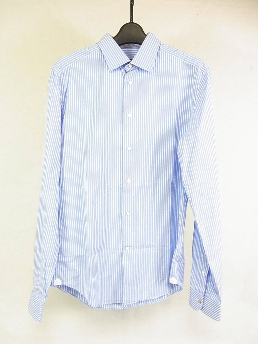 ■■ルイヴィトン★ストライプ柄長袖シャツ 39 15 1/2■■拍卖