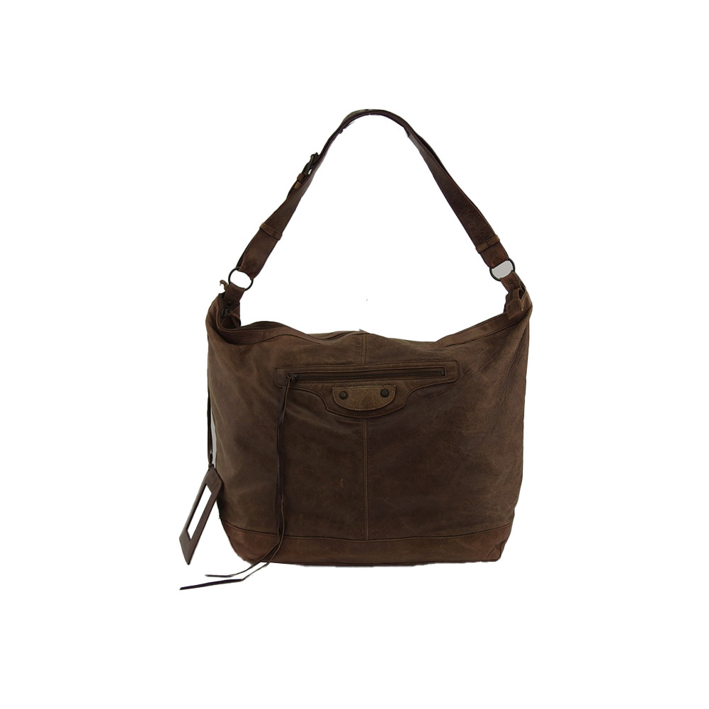 【30%OFFクーポン】バレンシアガ BALENCIAGA ショルダーバッグ ザ クーリエ ブラウン レディース 中古拍卖