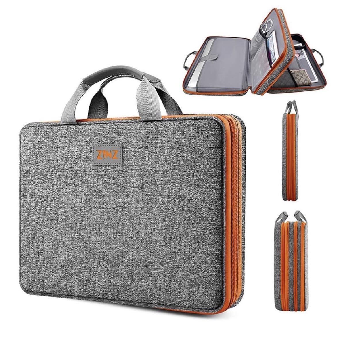 ZINZ パソコンケース 15 15.6 16インチ 薄型 可変容量 PC パソコンバッグ PCバッグ 軽量 ノートパソコンバッグ 15-16 耐衝撃拍卖