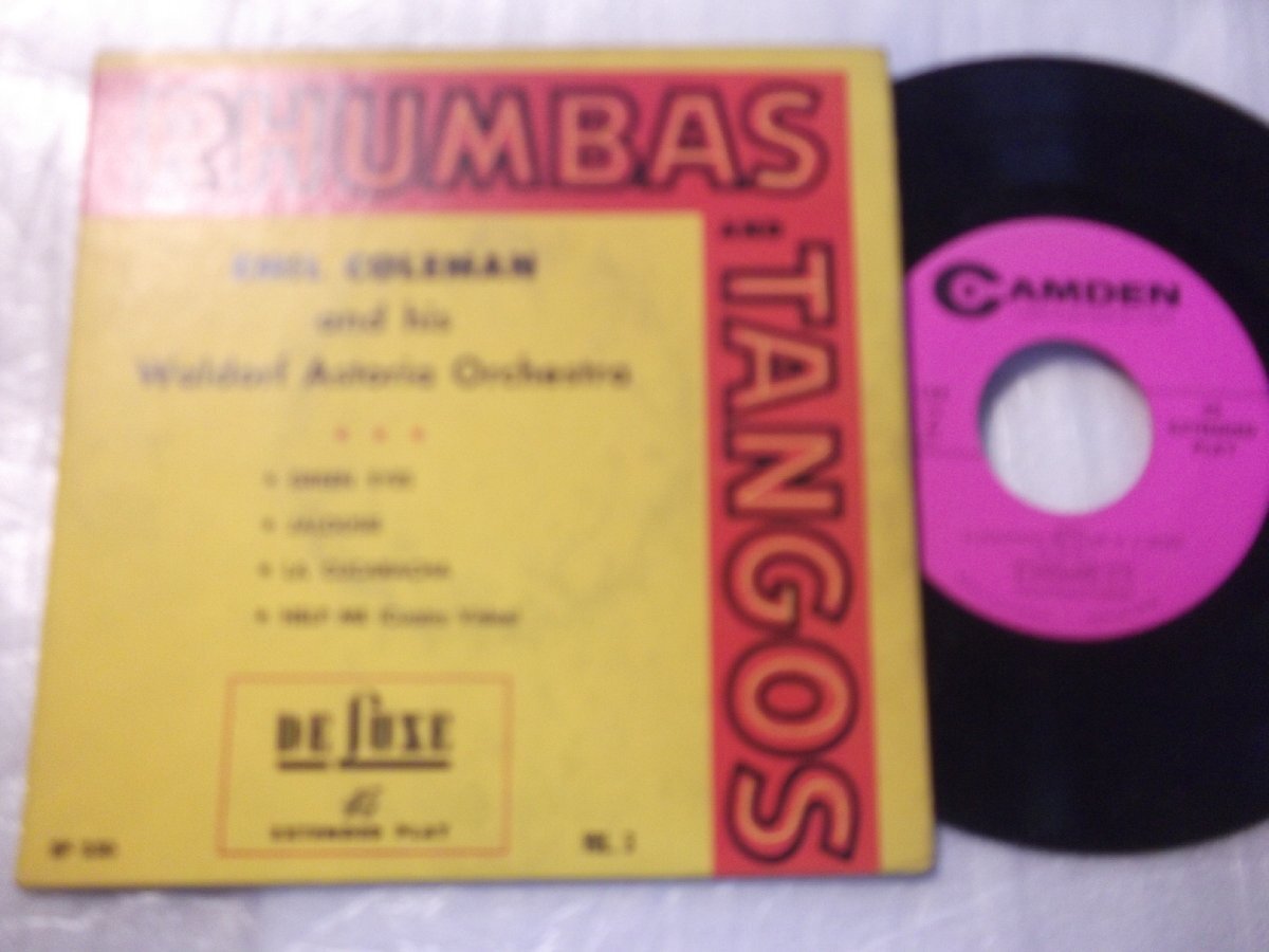 【US盤7】「EMIL COLEMAN/RHUMBAS AND TANGOS」DERUXE拍卖