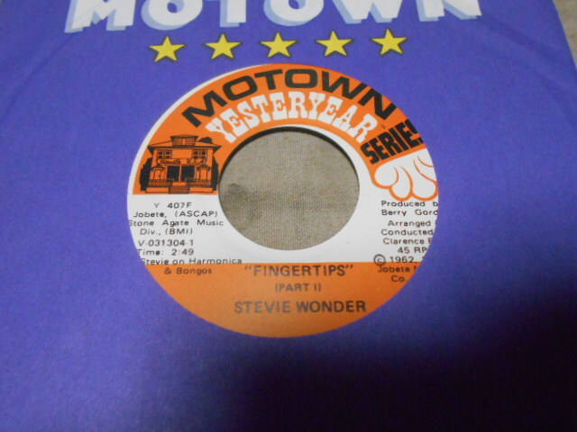 【US盤7】「STEVIE WONDER/FINGERTIPS」MOTOWN拍卖