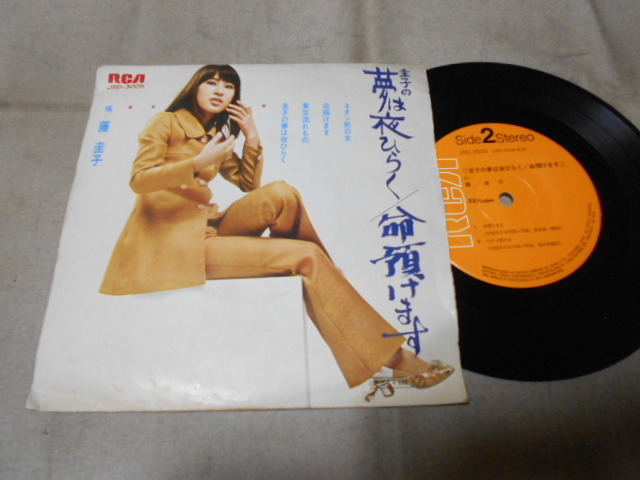 【コンパクト盤】「藤圭子/圭子の夢は夜ひらく他」ビクター拍卖