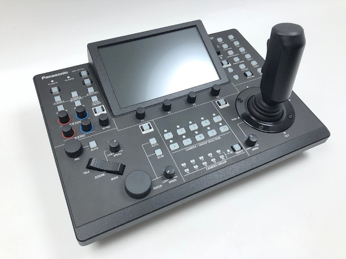 Panasonic パナソニック リモートカメラコントローラー 7型タッチパネル式液晶 ジョイスティック AW-RP150G 2021年製 現状品 1円~ Y10233N拍卖