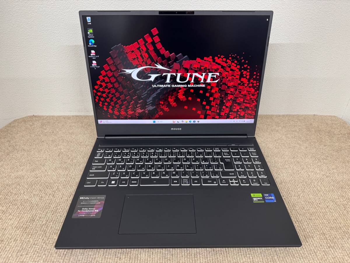 【美品】ハイエンドゲーミングノートmouse computer G-tune Intel Core i9-13900HX(代13世代)64GBメモリ M.2 SSD 2TB Geforce RTX4080拍卖
