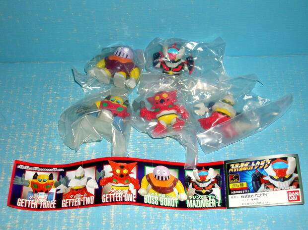 8151未開封 スーパーロボットクラブ 全5種 マジンガーZ ボス ボロット ゲッター1 ゲッター2 ゲッター3 ガチャポン バンダイ拍卖