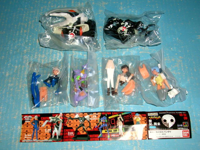 8114 HG 新世紀エヴァンゲリオン 第参弾 使徒、襲来 全6種 渚カヲル 伊吹マヤ 綾波レイ 第3使徒 サキエル 第14使徒 ゼルエル 第17使徒拍卖