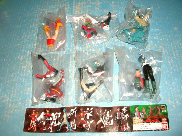 8118 新品 HG 仮面ライダー5 トカゲロンと怪人大軍団編 全6種 仮面ライダー旧1号 ストロンガー 電波人間タックル ゲバコンドル ヤモゲラス拍卖