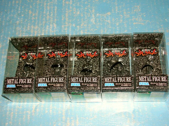 8182新品 セガ 新世紀エヴァンゲリオン メタルフィギュア 5種 綾波レイ 惣流・アスカ・ラングレー 葛城ミサト 渚カヲル 碇シンジ SEGA拍卖