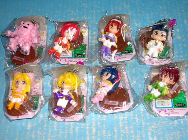 8188 キーチェーンフィギュア サクラ大戦 戦斗服バージョン 全8種 真宮寺さくら 神崎すみれ アイリス マリア 桐島カンナ 李紅蘭 神武拍卖