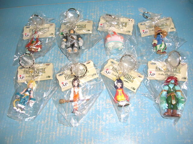 8202 とるとるマスコット FF9 ファイナルファンタジーIX フィギュアキーホルダー 全8種 ジタン ガーネット ビビ フライヤ エーコ クイナ拍卖