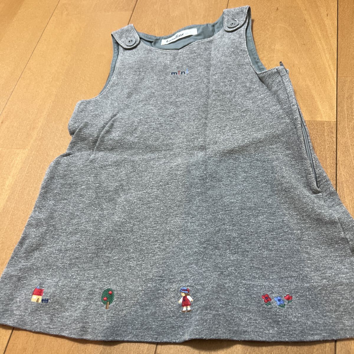 familiar ファミリア●ワンピース●ジャンパースカート●90●女の子●拍卖