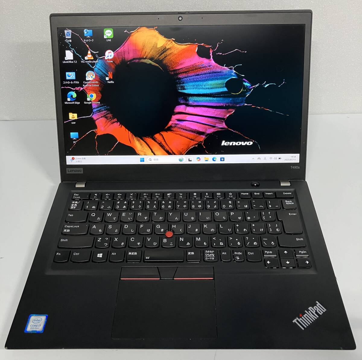 730A ● Lenovo ThinkPad T490S ● Core i7 8565U 1.8GHz/SSD 256GB/Windows11 難あり拍卖
