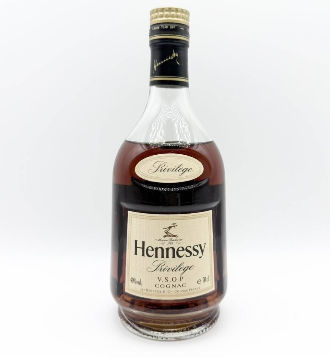 25仙/A011404-1/AJ4000/J112-313/酒【幕張】Hennessy ヘネシー V.S.O.P COGNAC 40% 700ml拍卖