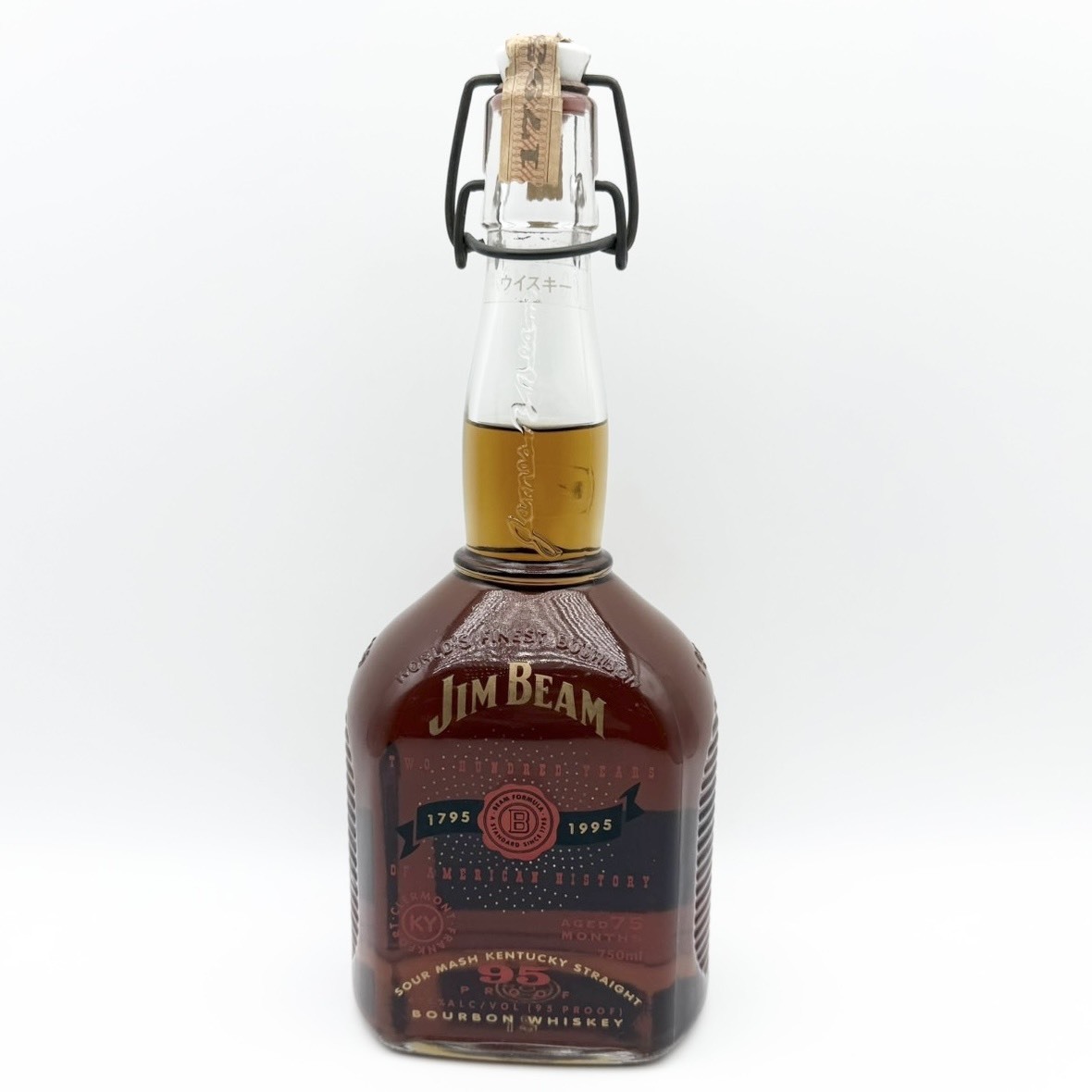 25静/A043268-3/OS8000/J112-318/酒【幕張】 JIMBEAM ジムビーム TWO HUNDRED YEARS 200周年記念ボトル ウイスキー 47% 750ml拍卖