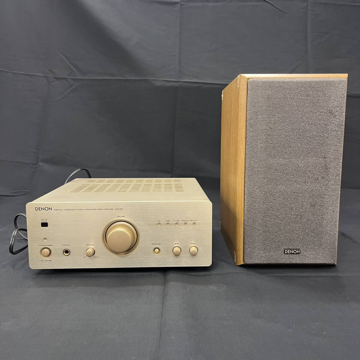 KIS/313711-5/0/S104-29/【幕張】DENON デノン スピーカー アンプまとめ スピーカー USC-M10 アンプ UPA-F07 拍卖