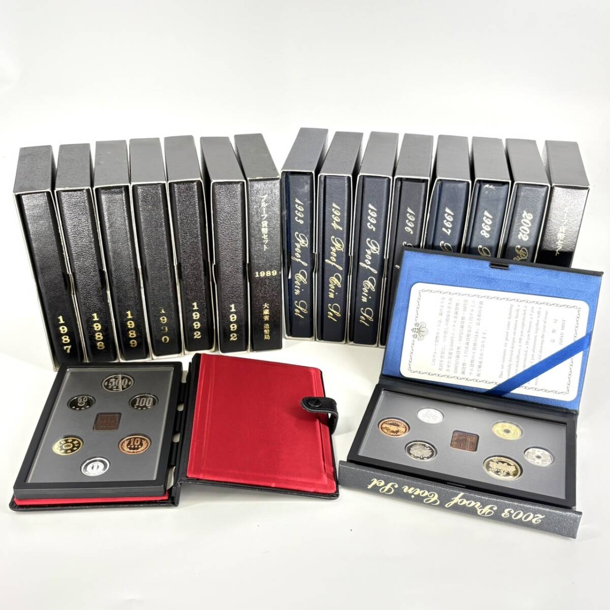 KIS/210920-3/15000/S104-36/【幕張】プルーフ貨幣セット 15点まとめ 大蔵省 造幣局 Mint Bureau Japan 拍卖