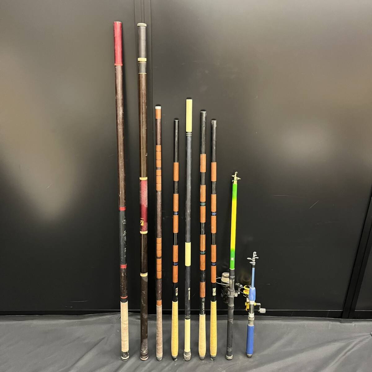 KIS/030136-1/4000/S104-66/【幕張】竿9点まとめ Daiwa ながれも 超硬13 PS 清峰 中硬54 他 拍卖
