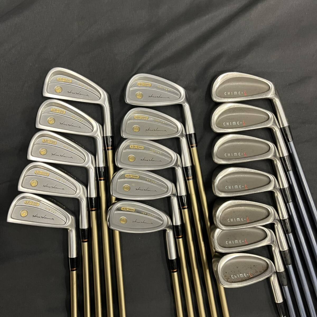 KIS/039847-1/15000/S104-68/【幕張】ゴルフクラブ17点 HONMA MIZUNO アイアン LB-708 他拍卖