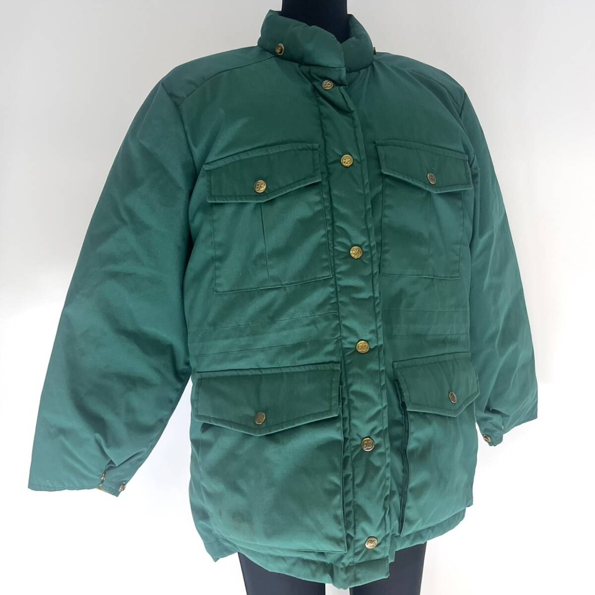 KIS/210840-1/3000/S104-86/【幕張】EDDIE BAUER エディーバウアー 70年代 アウター ダウン グリーン 拍卖