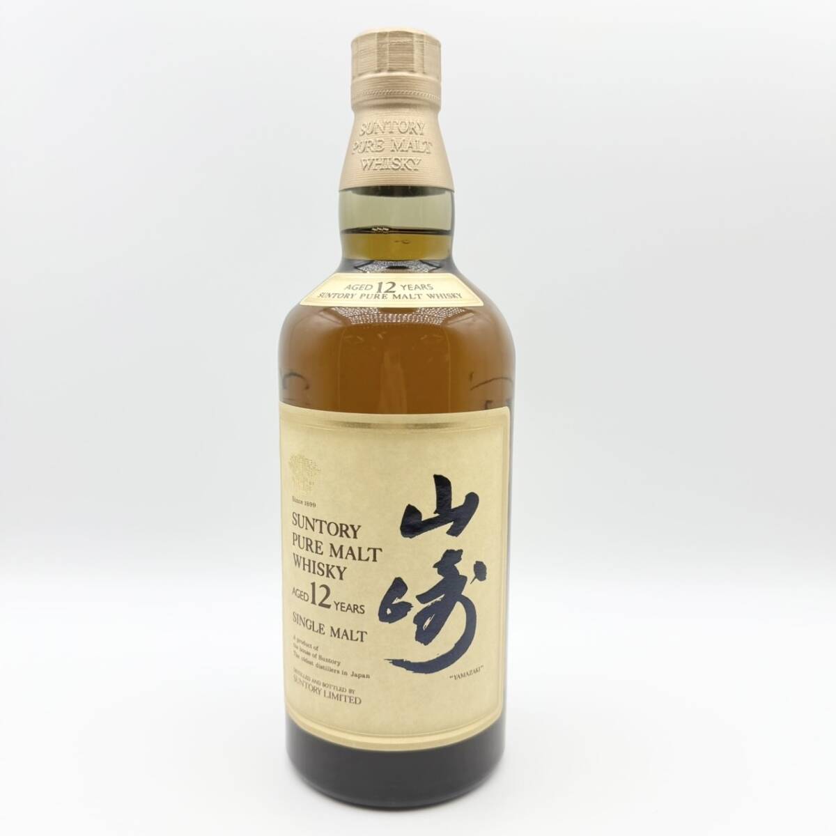 25仙/A011184-1/AJ18000/J112-307/【千葉県内のみ発送】酒【幕張】山崎 12年 AGED12YEARS SINGLE MALT 43% 750ml拍卖