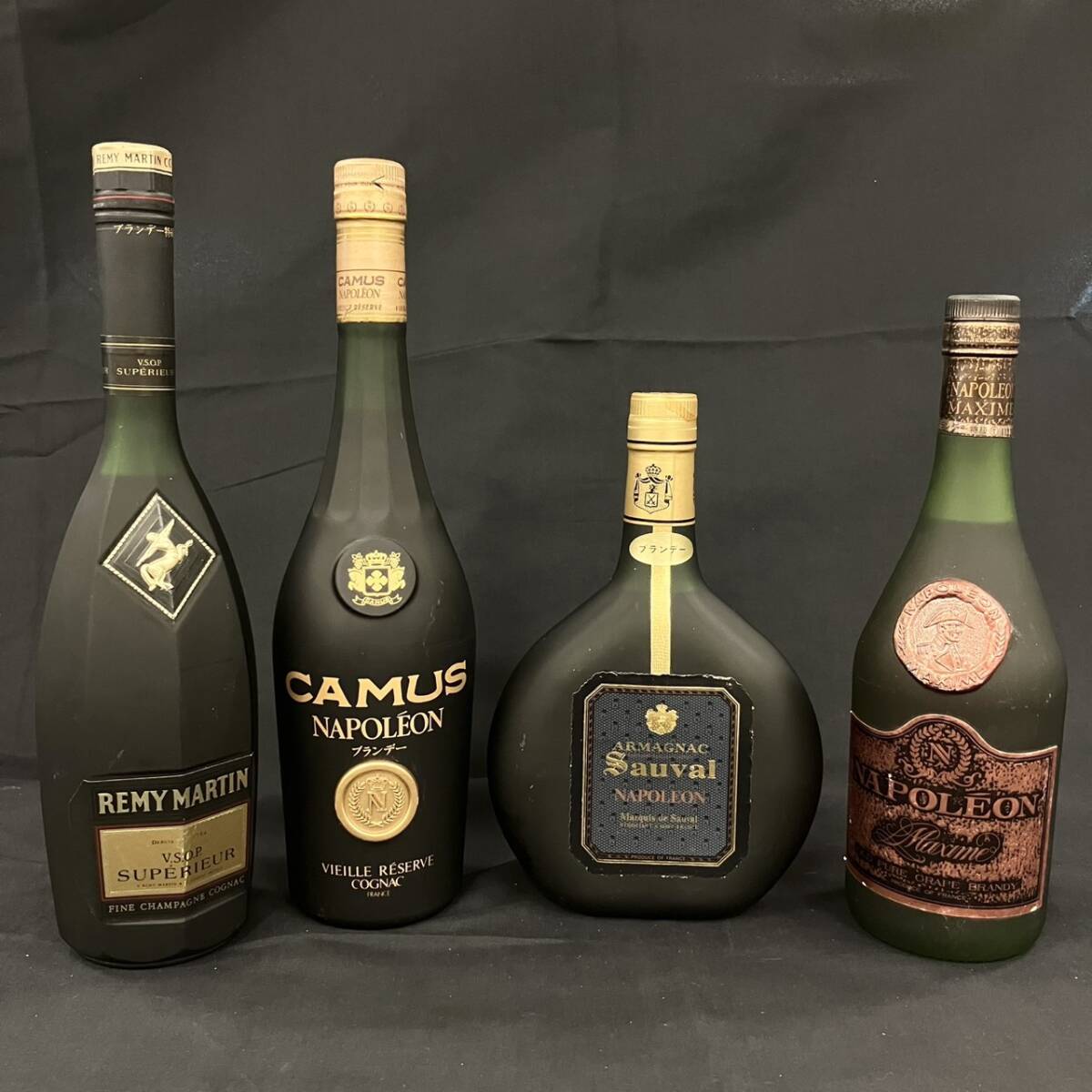 25浦/A028720-2/NT4000/G112-103/酒4本まとめ【幕張】REMY MARTIN V.S.O.P. SUPRIEUR/CAMUS NAPOLEON VIEILLE RSERVE/他拍卖