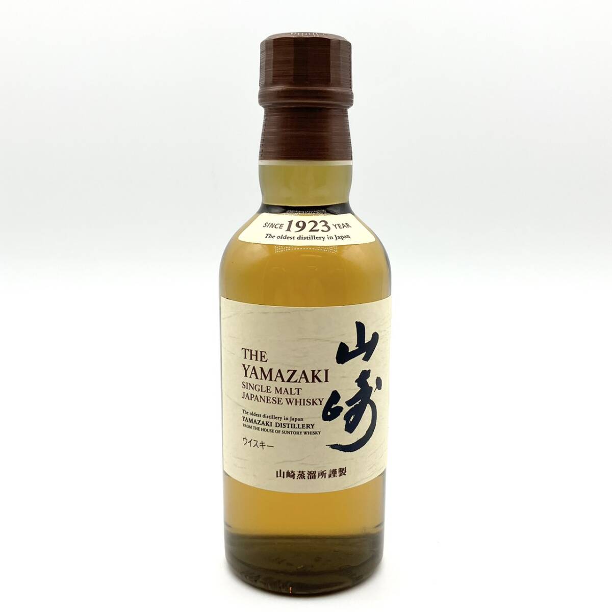 25仙/A011635-1/NT3000/G112-109/【千葉県内のみ発送】酒【幕張】THE YAMAZAKI 山﨑 SINCE 1923 YEAR SINGLE MALT 43%180ml拍卖
