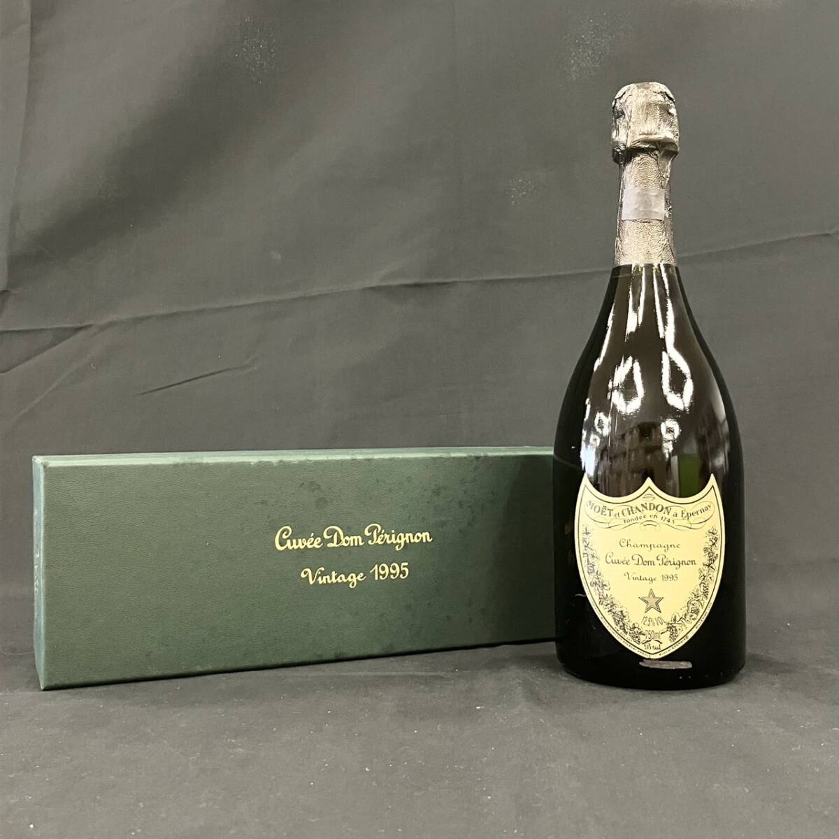 25広/A046126-1/YK25000/G112-117/酒【幕張】果実酒 Cuve Dom Prignon ドン・ペリニヨン Vintage 1995 シャンパン 12.5% 750ml 箱付き拍卖