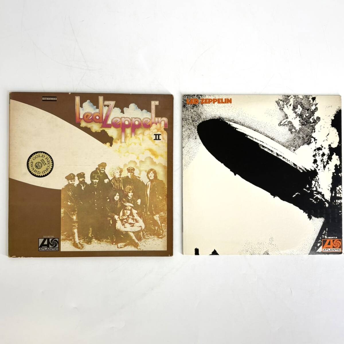 KIS/313321-1/3000/S112-46/【幕張】レコード2枚まとめ LED ZEPPELIN レッド・ツェッペリンLP拍卖