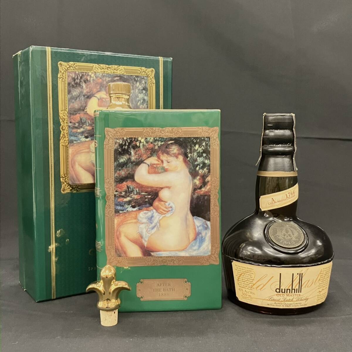 25仙/A011435-2/AJ5000/G112-152/酒2本まとめ【幕張】CAMUS GRAND MASTERS COLLECTION/Dunhill OLD MASTER Finest Icotch Whisky拍卖