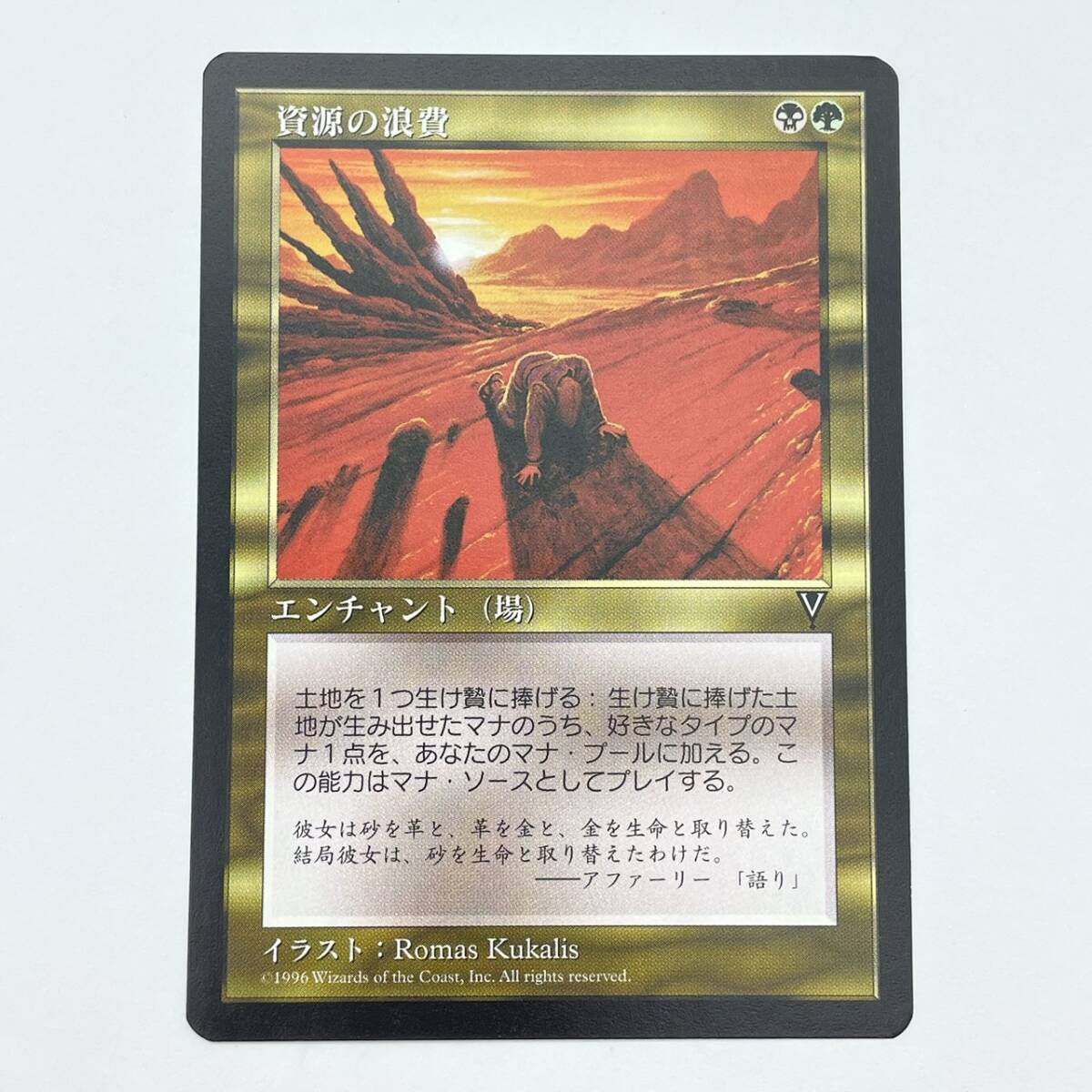 25柏/A030554-4/SR0/K113-443/【幕張】トレカ MTG マジックザギャザリング Magic: The Gathering 資源の浪費 日本語拍卖