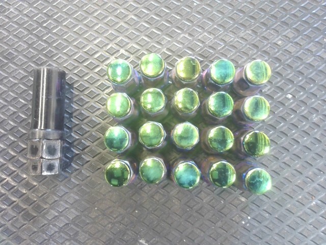 レクサス IS DBA-GSE20 ホイールナット 8U1 レインボー 1.5 トヨタ レクサス 20個拍卖