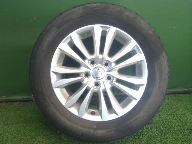 純正 Playz PX-RV2 クラウン 210 ロイヤルサルーン サマー 1本 215/60R16 6ミリ 16×7J 5穴 +40 114.3 21年 へこみ直径0,5cm 小傷,線傷有拍卖