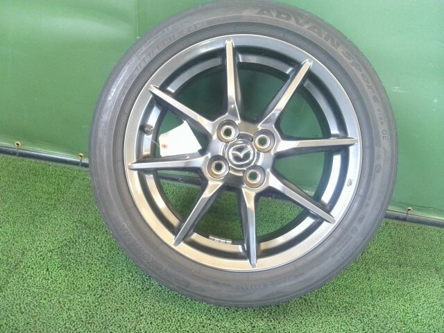 ロードスター 純正 ND5RC ADVAN SPORT サマー 1本 195/50R16 4ミリ 16×6,5J 4穴 +45 100 23年拍卖