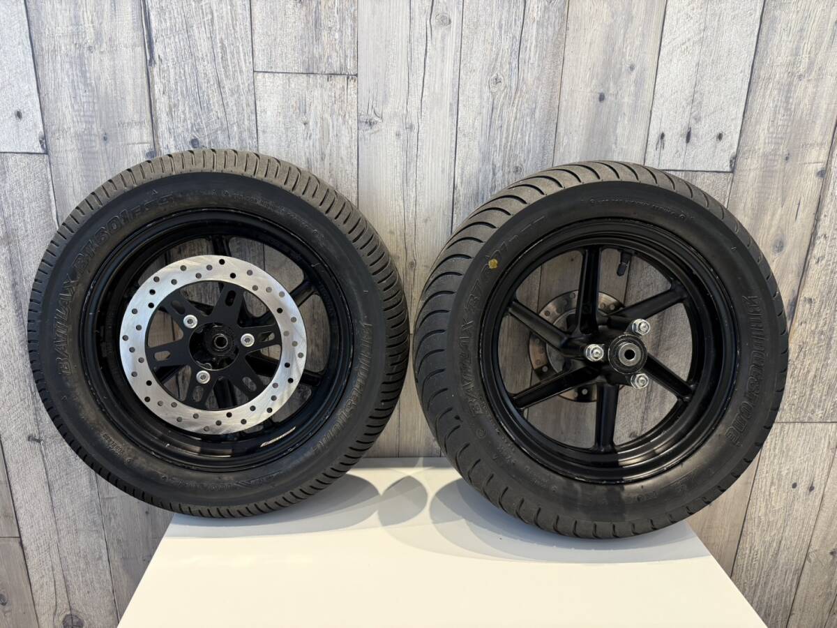 ホンダ NSR 純正ホイール 前後セット BRIDGESTONE BATTLAX BT601SS タイヤ付き NSR50 NSR80 NS-1 拍卖
