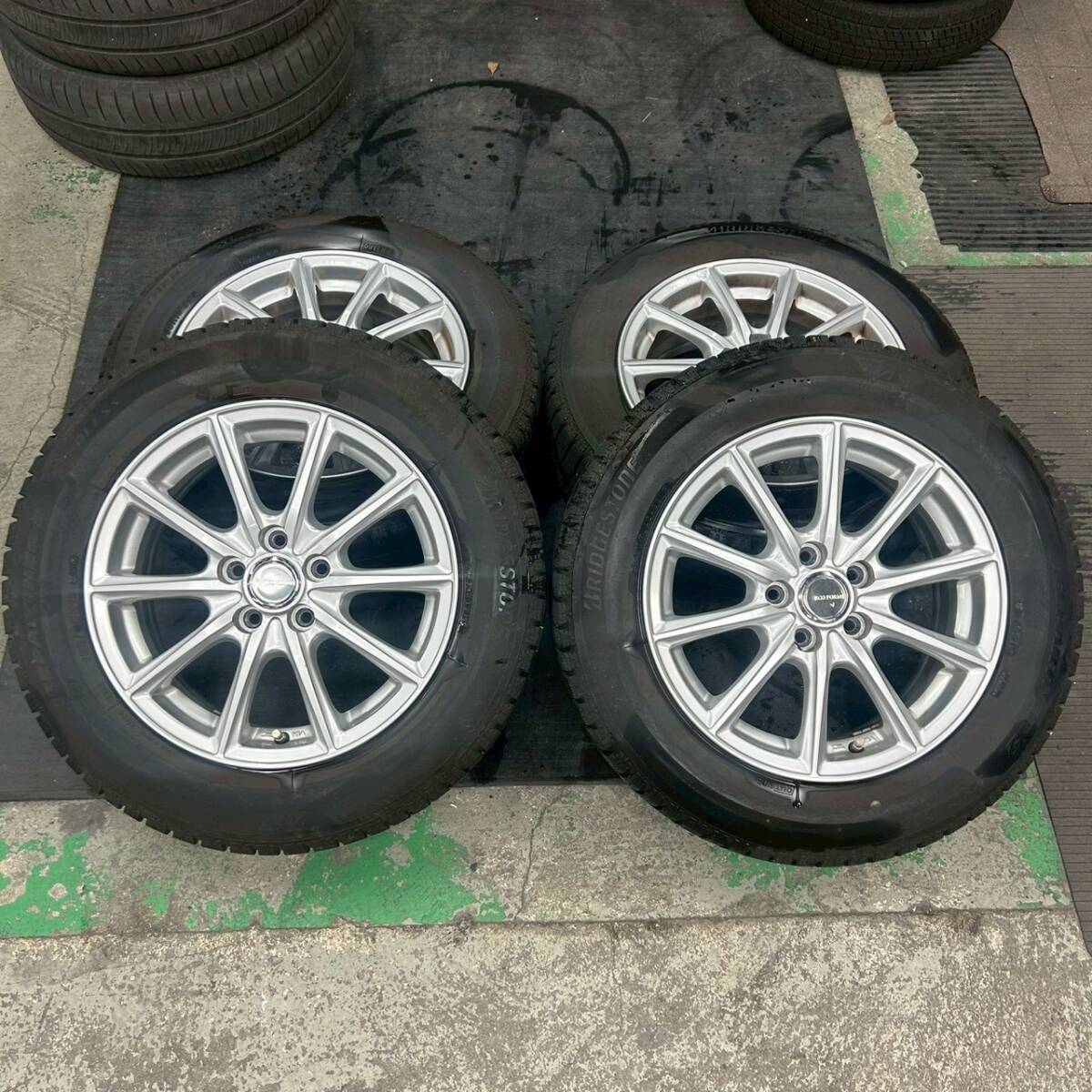 5穴■ECO FORME 2021年製 ブリヂストン ICEPARTER 185/65R15 4本 ■100401K拍卖