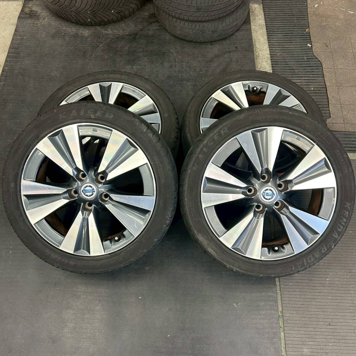 5穴■ニッサン純正 2020年製 KENDA KAISER 205/50ZR17 4本■100602K拍卖