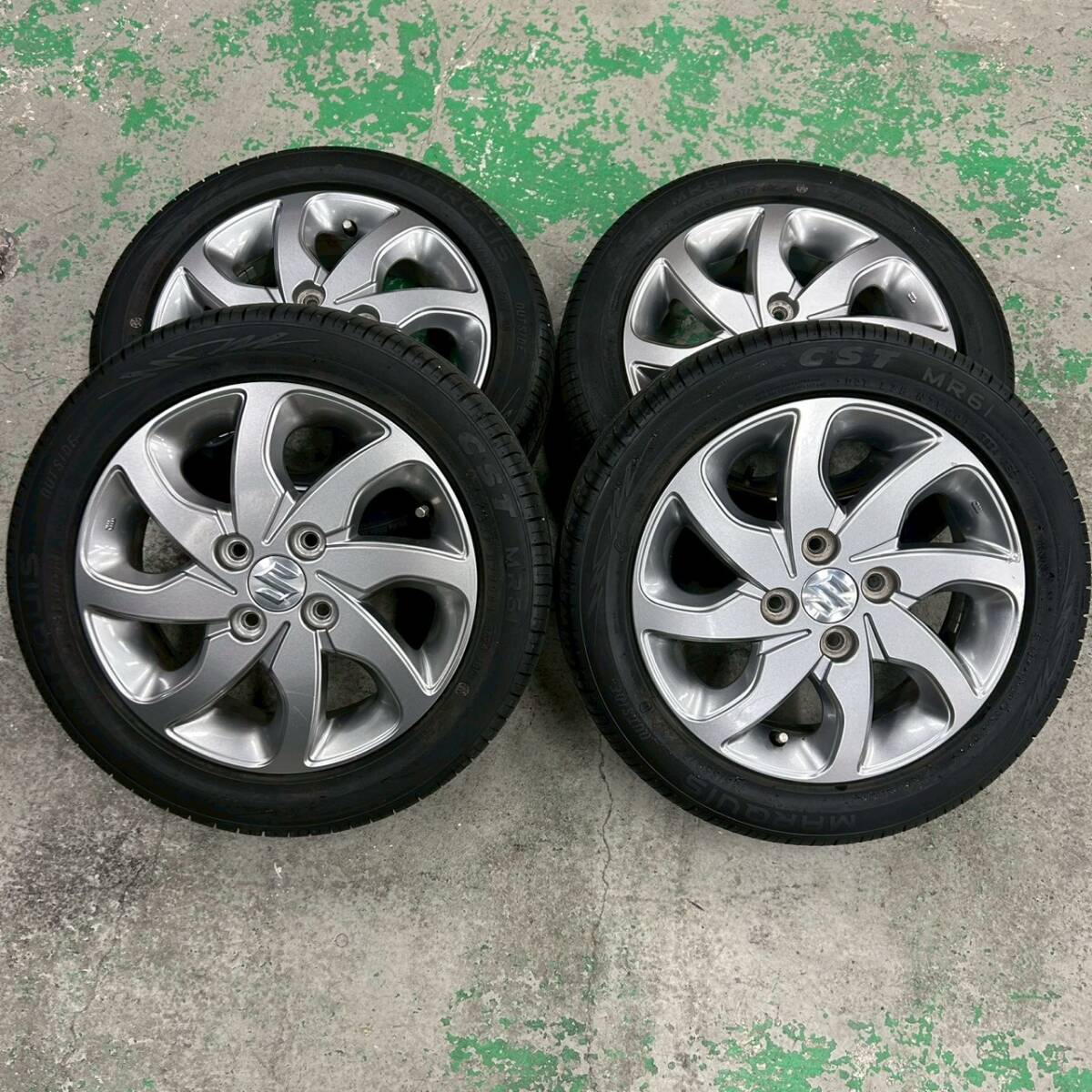 4穴■スズキ純正 2024年製 MARQUIS CST 165/55R14 4本 ■102302K拍卖