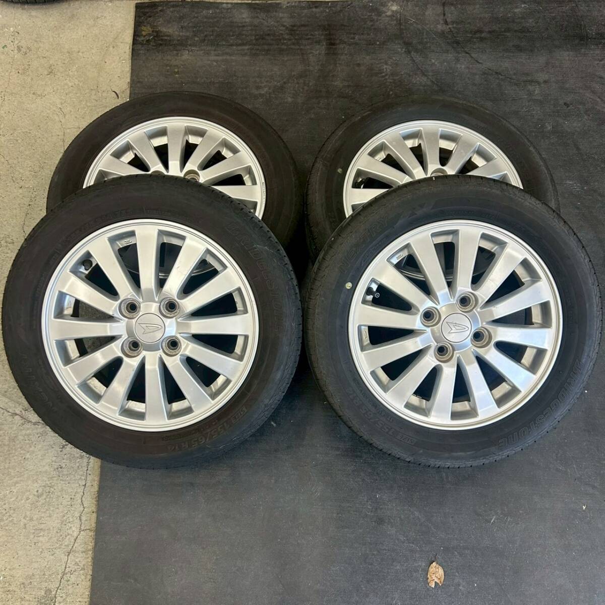 4穴■ダイハツ純正 2022年製 ブリヂストン NEXTRY 155/65R14 4本 ■103001K拍卖