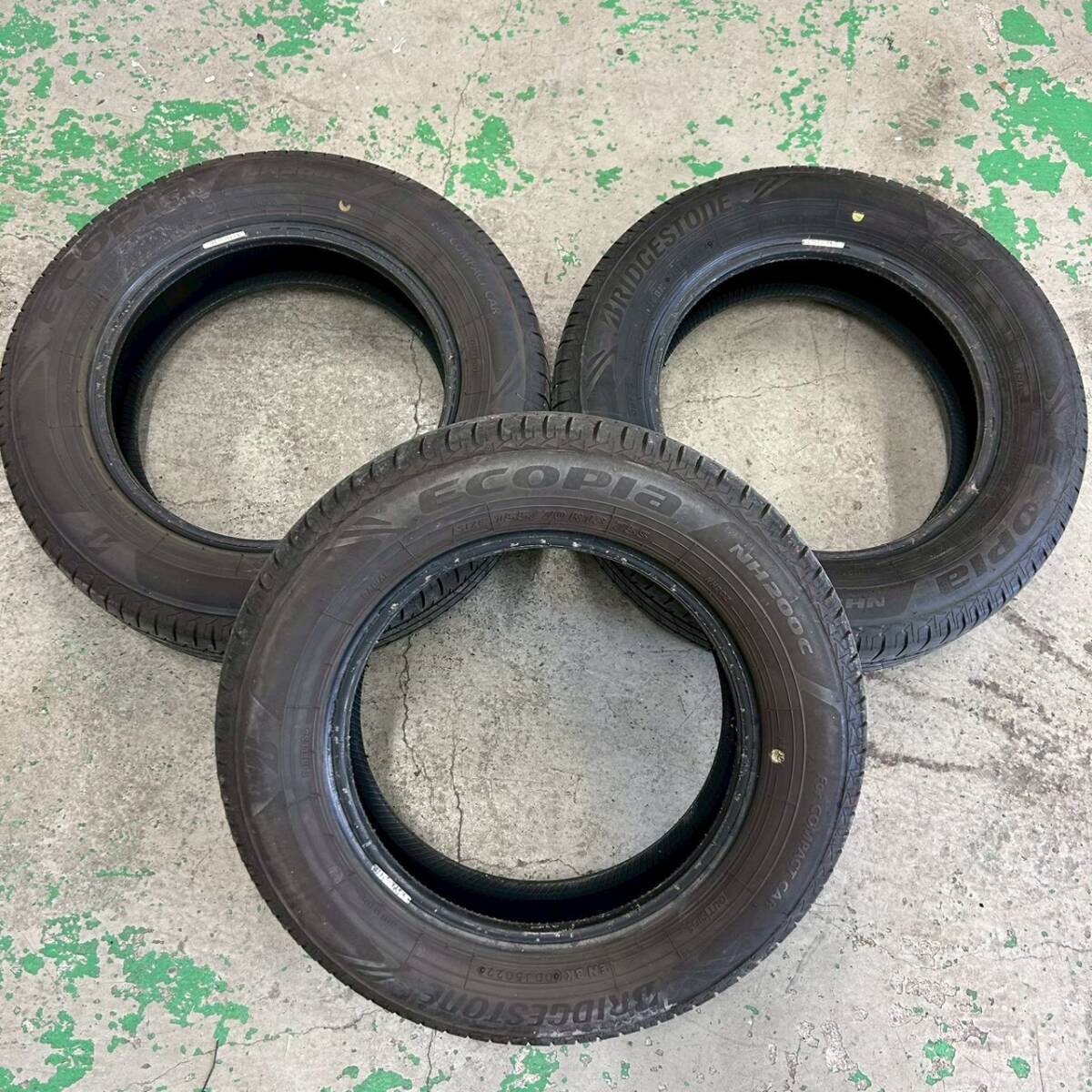 ■中古タイヤ 2022年製 ブリヂストン ECOPIA 155/70R13 3本■103009K拍卖